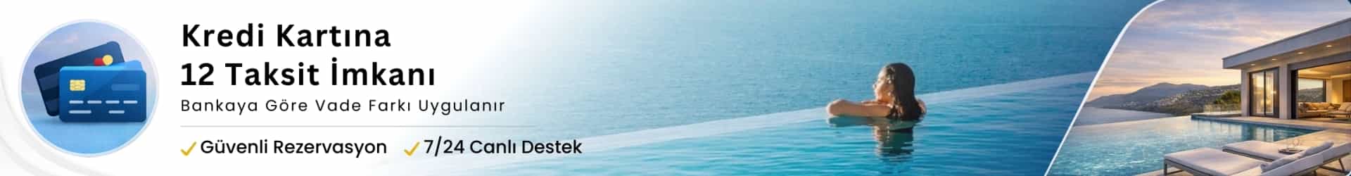 Kredi Kartına 12 Taksit İmkanı | Akdenizvillam