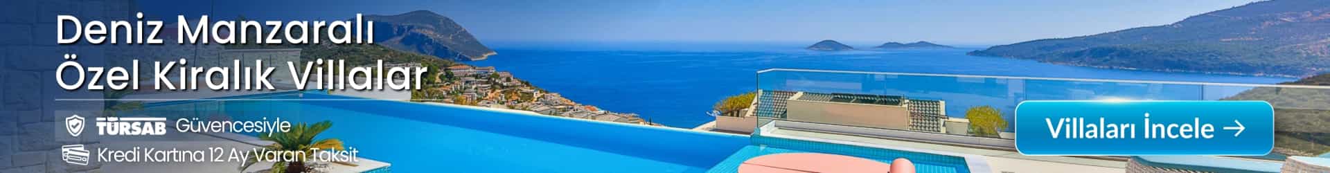 Deniz Manzaralı Kiralık Villalar | Akdenizvillam