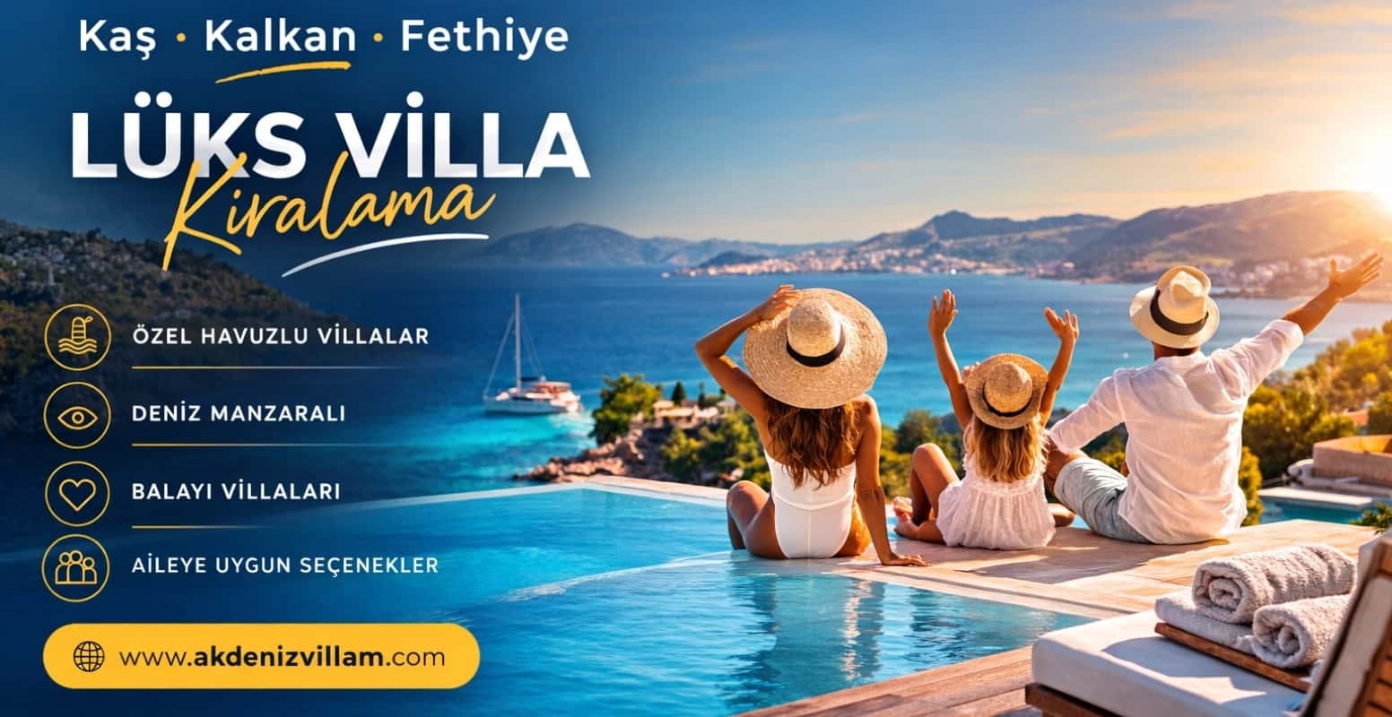 Lüks Villam Kiralama - Akdenizvillam