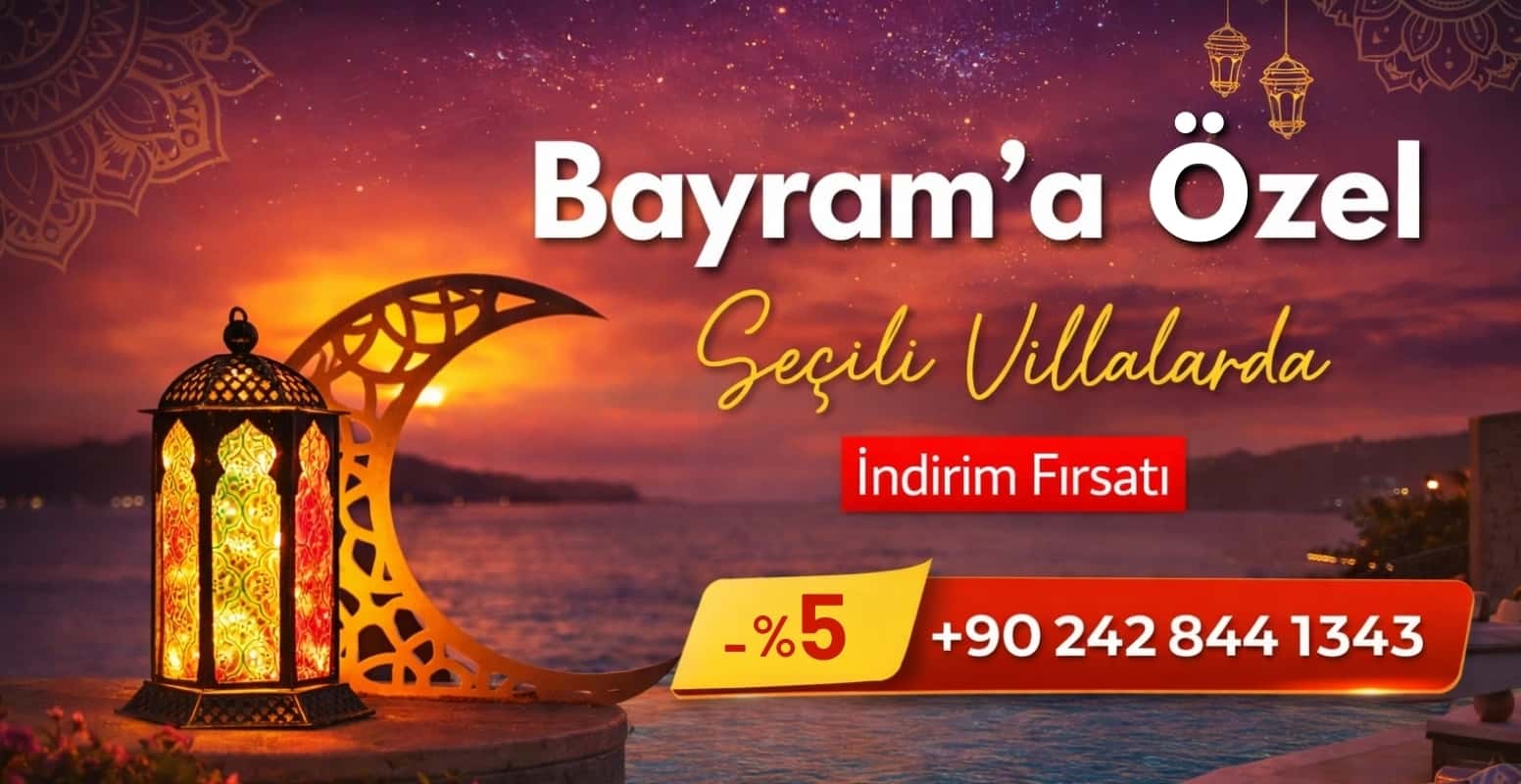2026 Yılı Bayram Tatili Villaları | Akdenizvillam