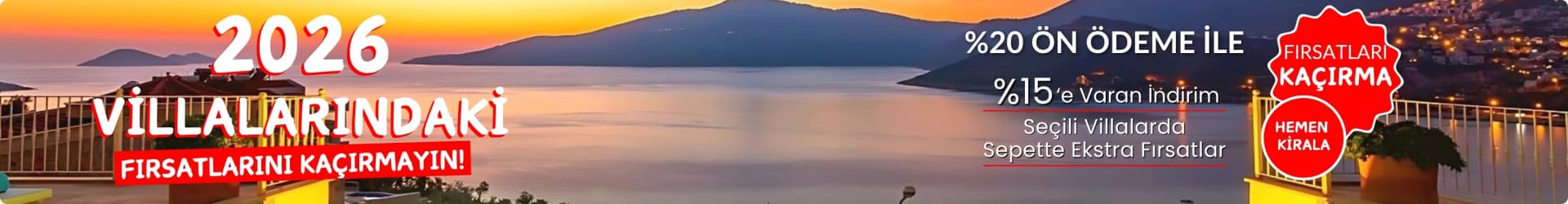 2026 Kiralık Villalar