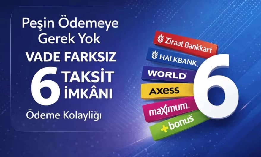 Taksitli Villa Kiralama: Peşin Fiyatına Vade Farksız 6 Taksit