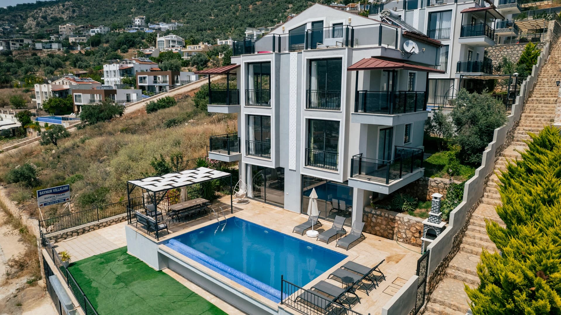 Villa Baynur A View Kalkan 57