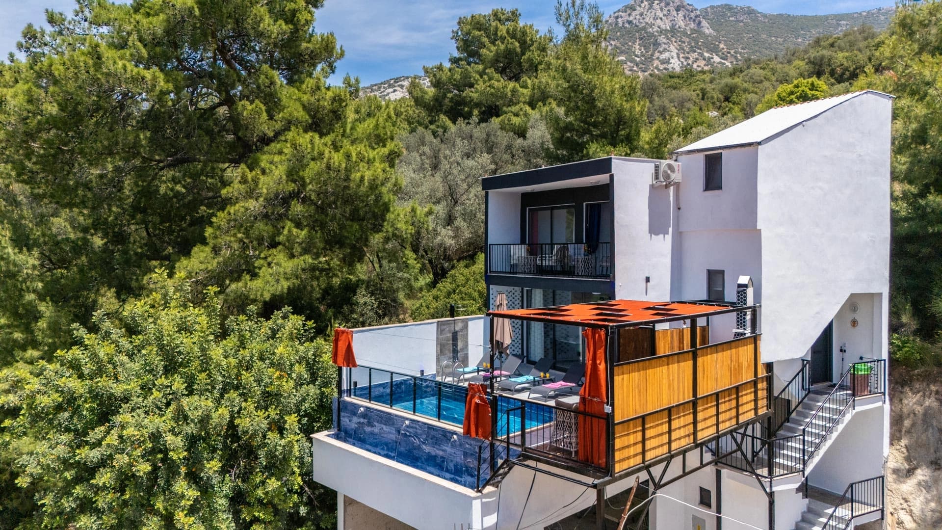 Villa Astanos 1 Korunaklı Havuz 54