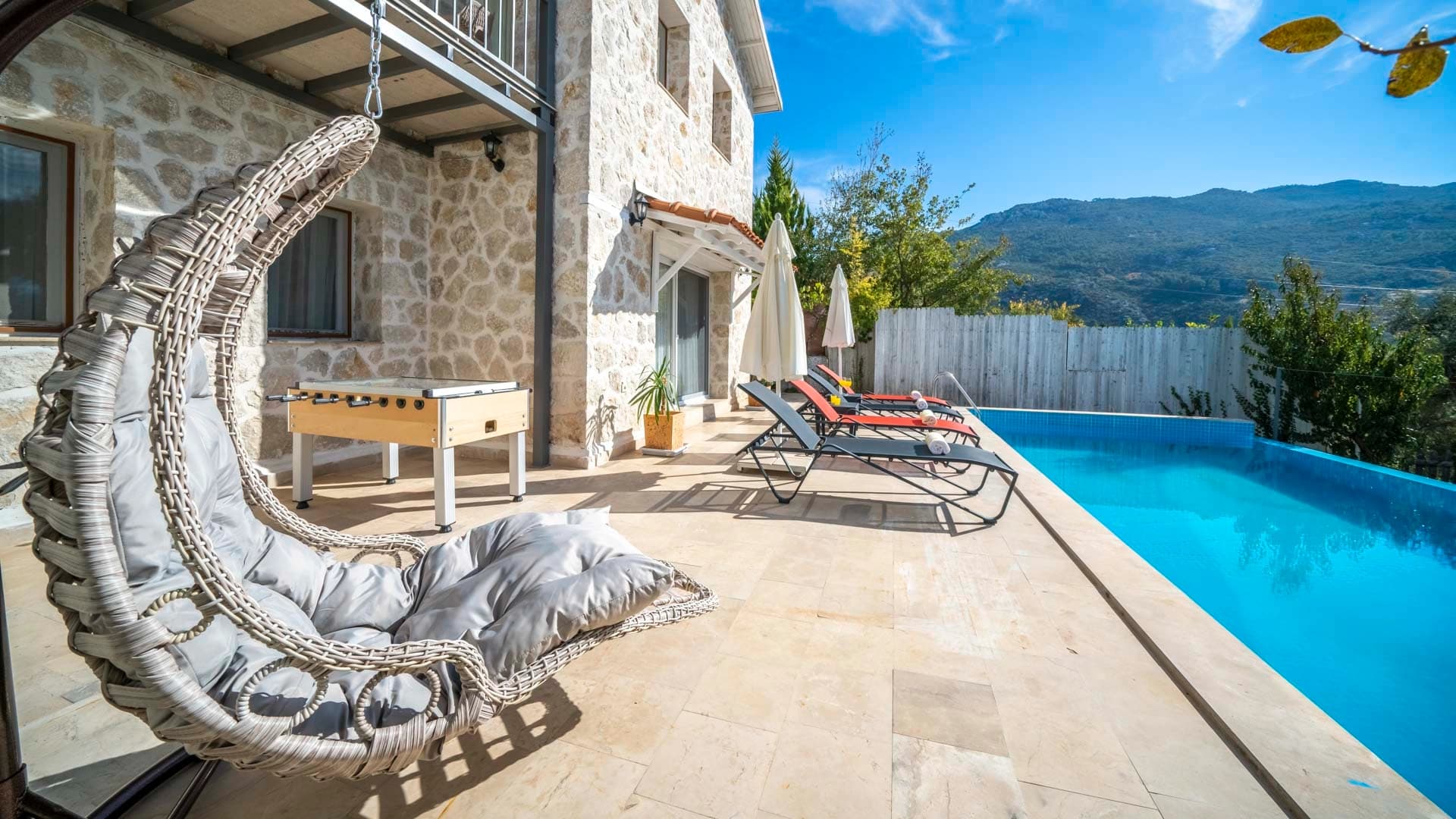 Villa Taş Ev Korunaklı Havuz 57