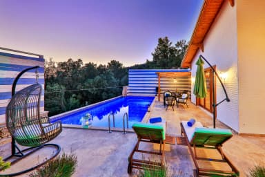 Villa Sunset 3 Korunaklı Havuz 45