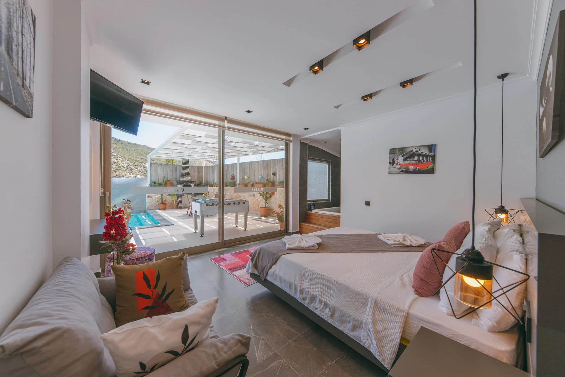 Villa Ay Sa Korunaklı Havuz 32