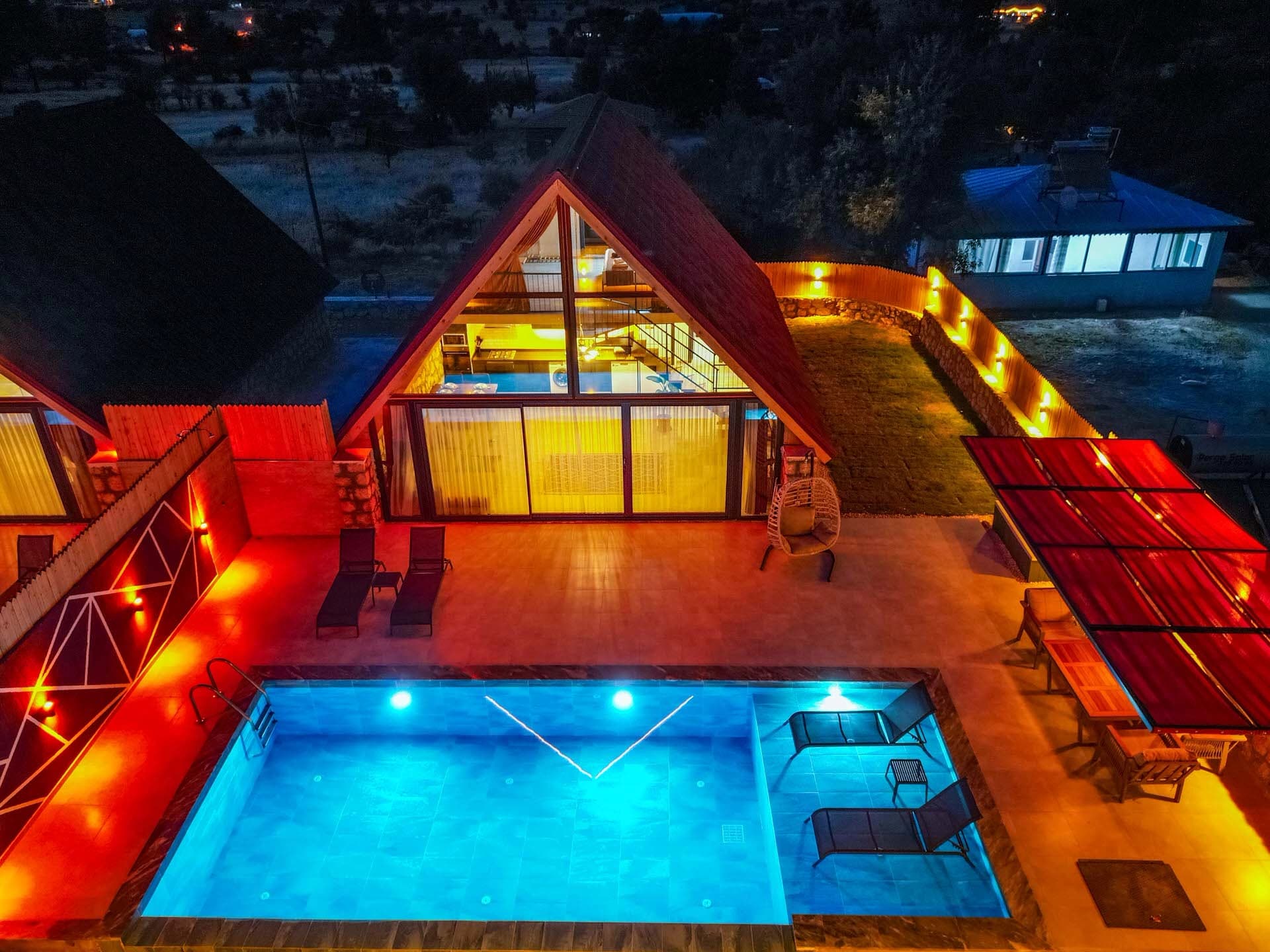 Villa Pine 1 Korunaklı Havuz 39