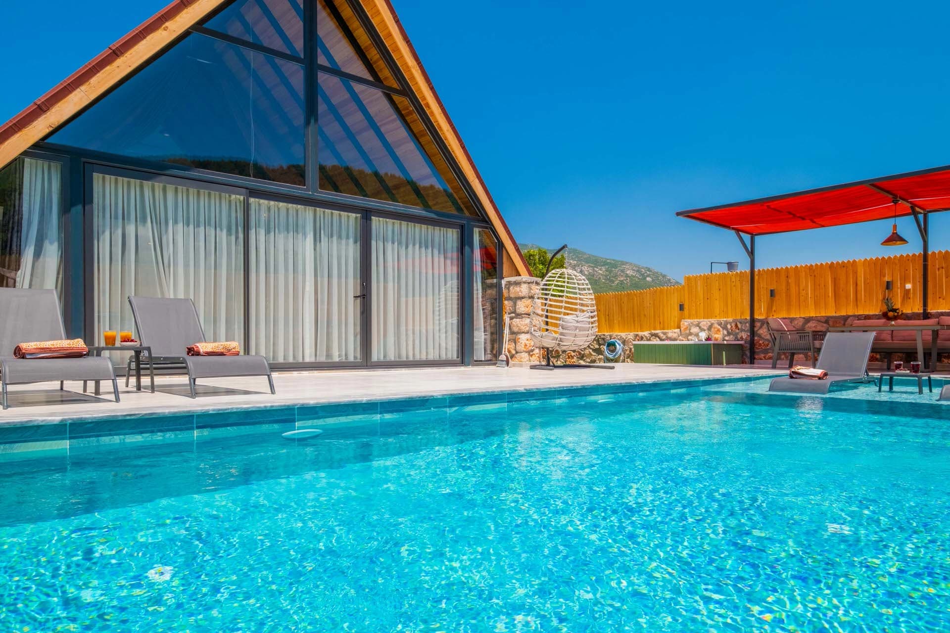 Villa Pine 1 Korunaklı Havuz 29