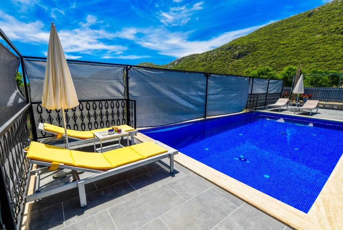 Villa Mavi Boncuk Korunaklı Havuz 62
