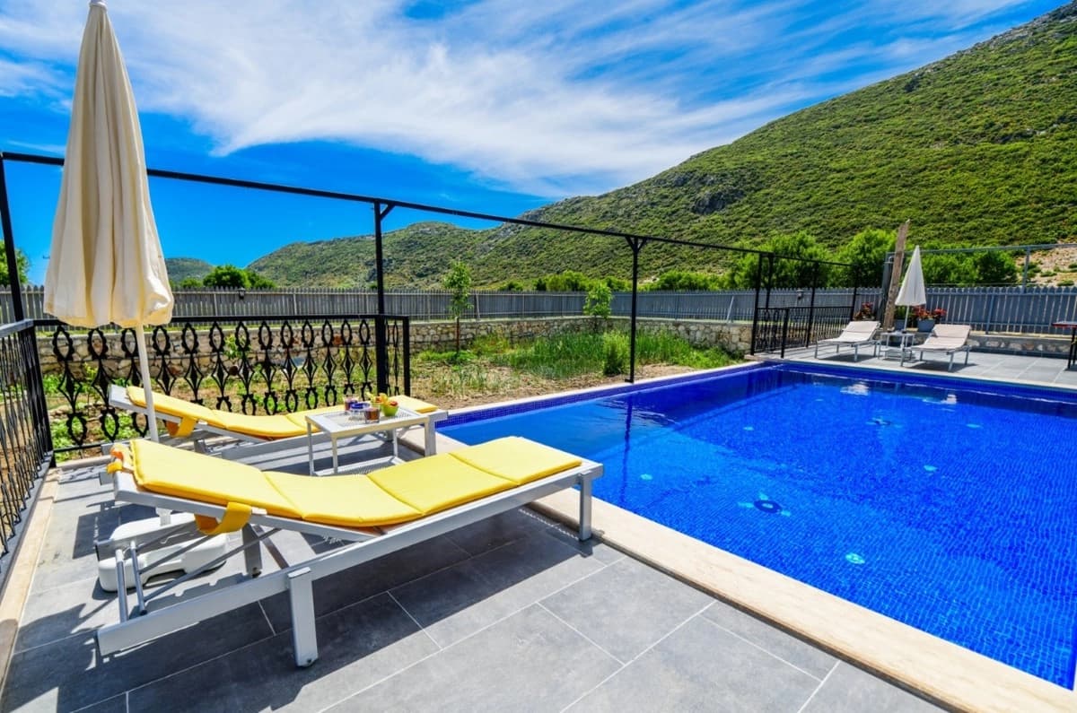 Villa Mavi Boncuk Korunaklı Havuz 34