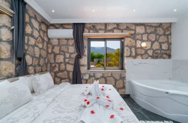 Villa Mavi Boncuk Korunaklı Havuz 30
