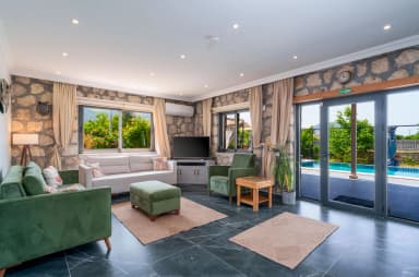 Villa Mavi Boncuk Korunaklı Havuz 84