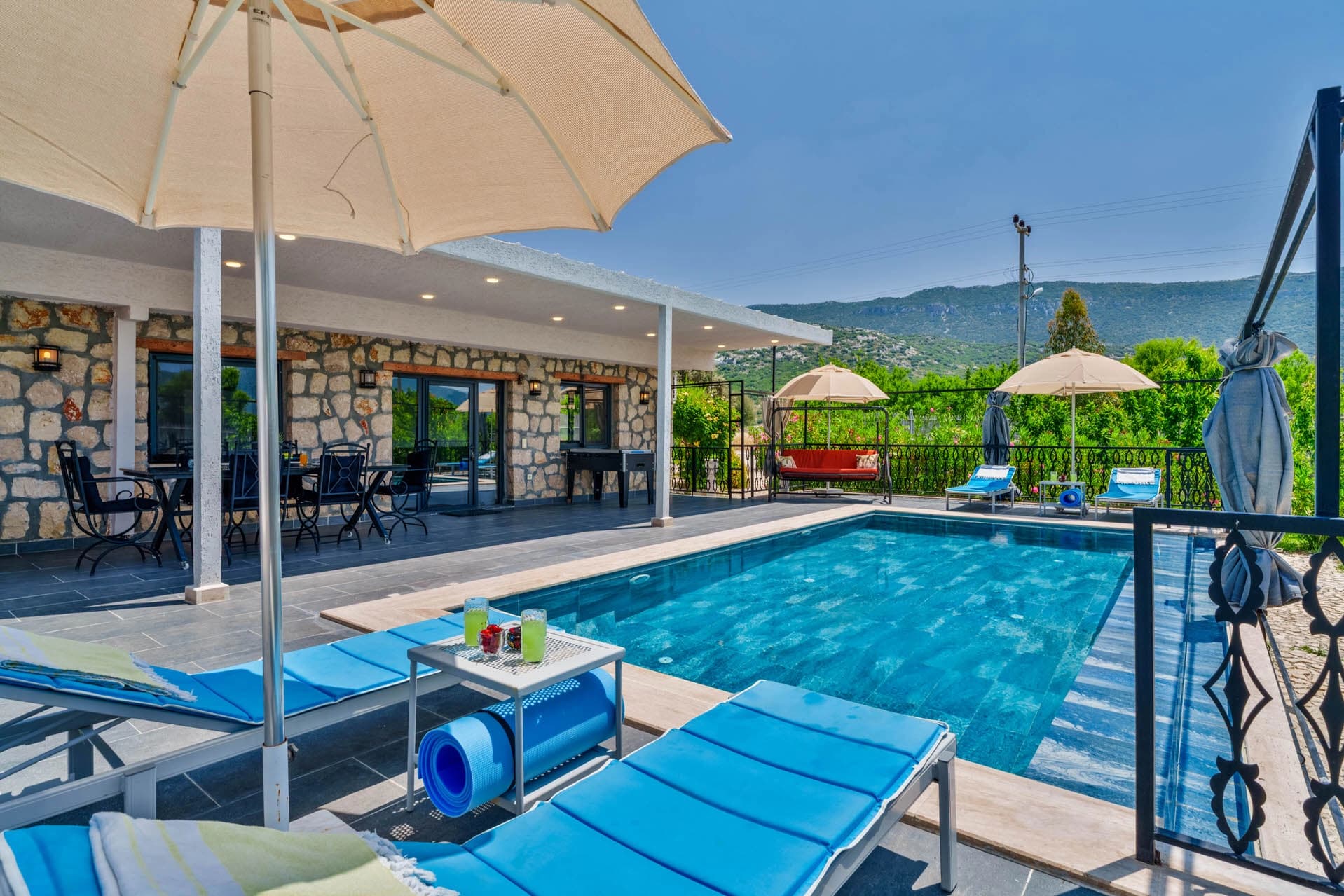 Villa Mavi Boncuk Korunaklı Havuz 62