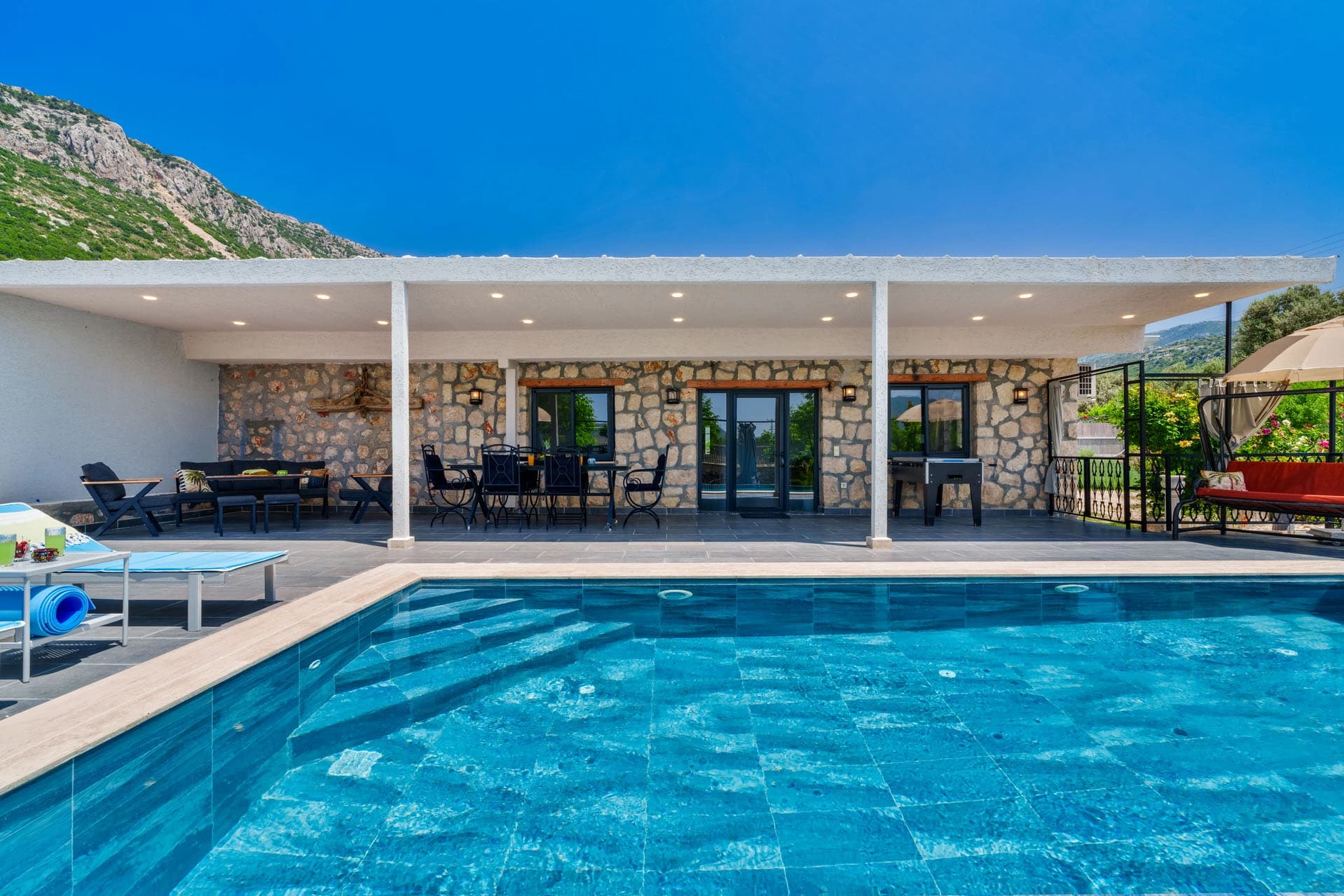 Villa Mavi Boncuk Korunaklı Havuz 76