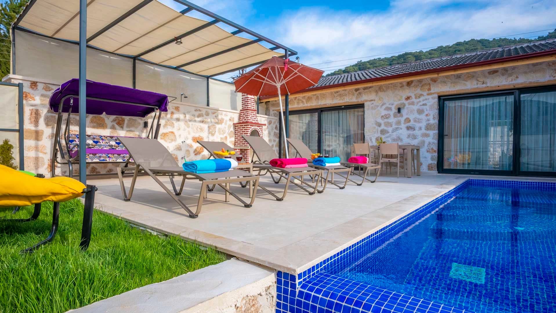 Villa Anka Sarıbelen Korunaklı Havuz 51