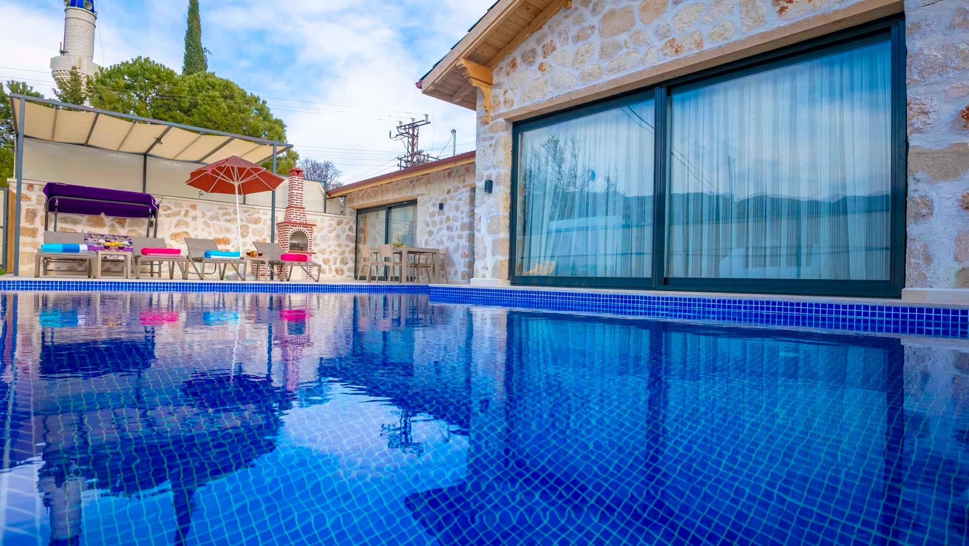 Villa Anka Sarıbelen Korunaklı Havuz 65