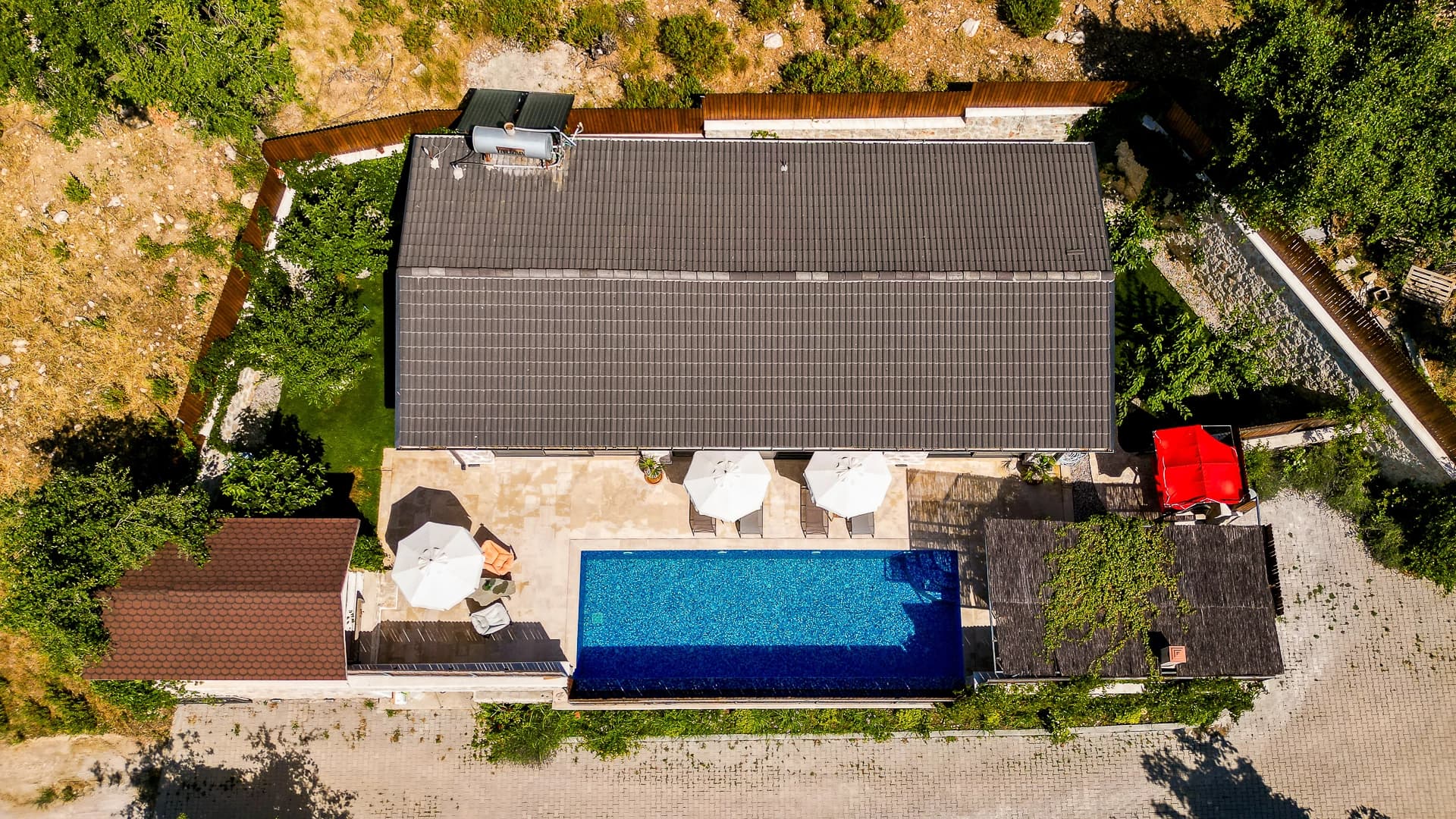 Villa Aqua Stone Korunaklı Havuz 13