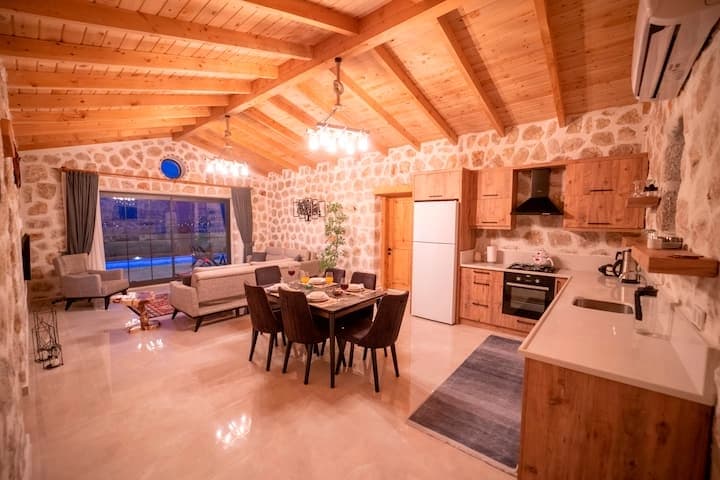 Villa Stone House Korunaklı Havuz 28