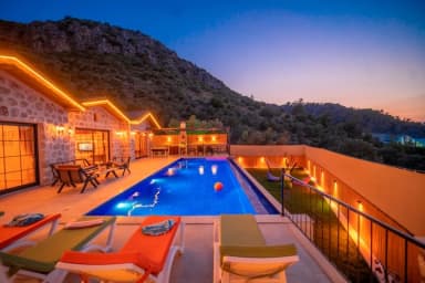 Villa Stone House Korunaklı Havuz 34