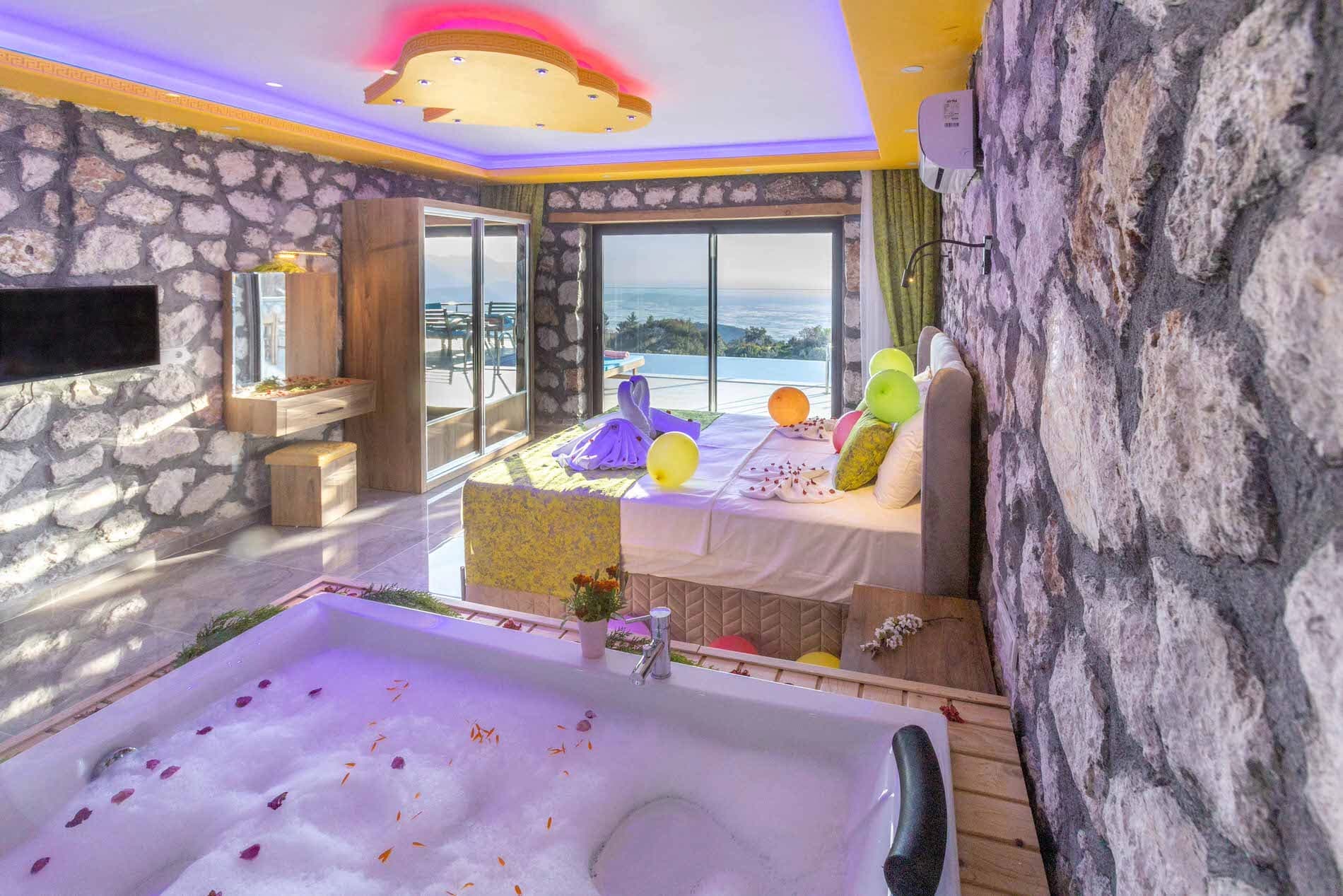 Villa Gün Batımı Aklar Korunaklı Havuz 89