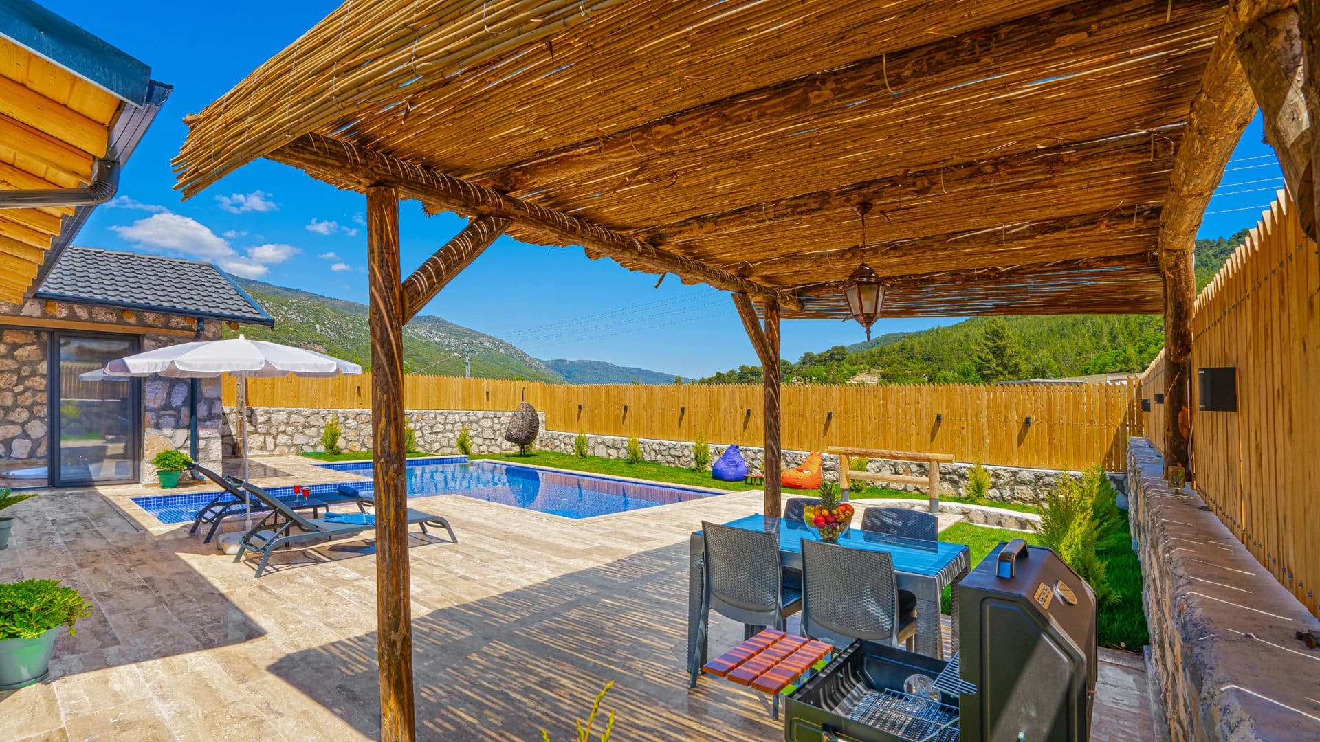 Villa Ege Sarıbelen Korunaklı Havuz 64