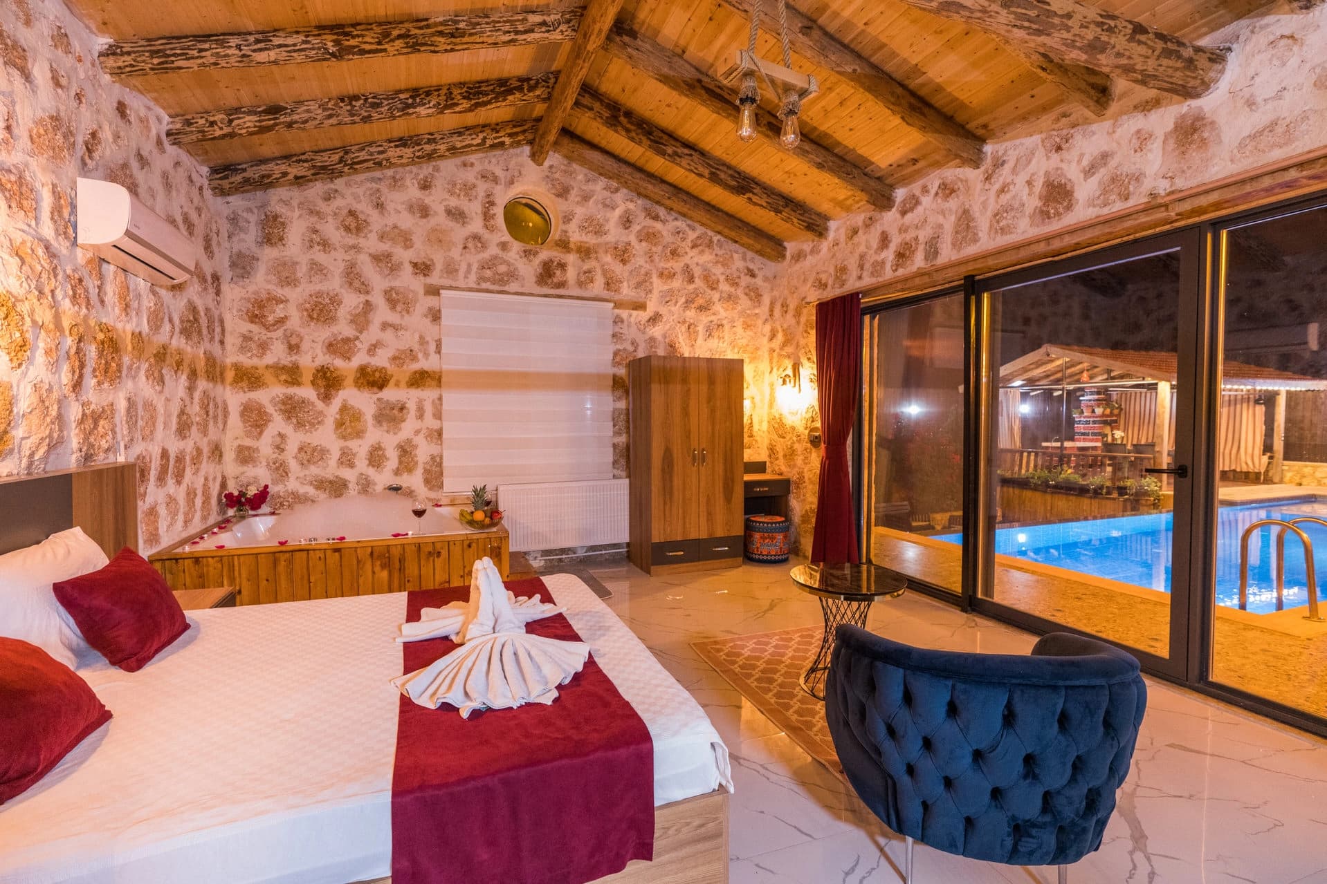 Villa Happy Çil Korunaklı Havuz 62