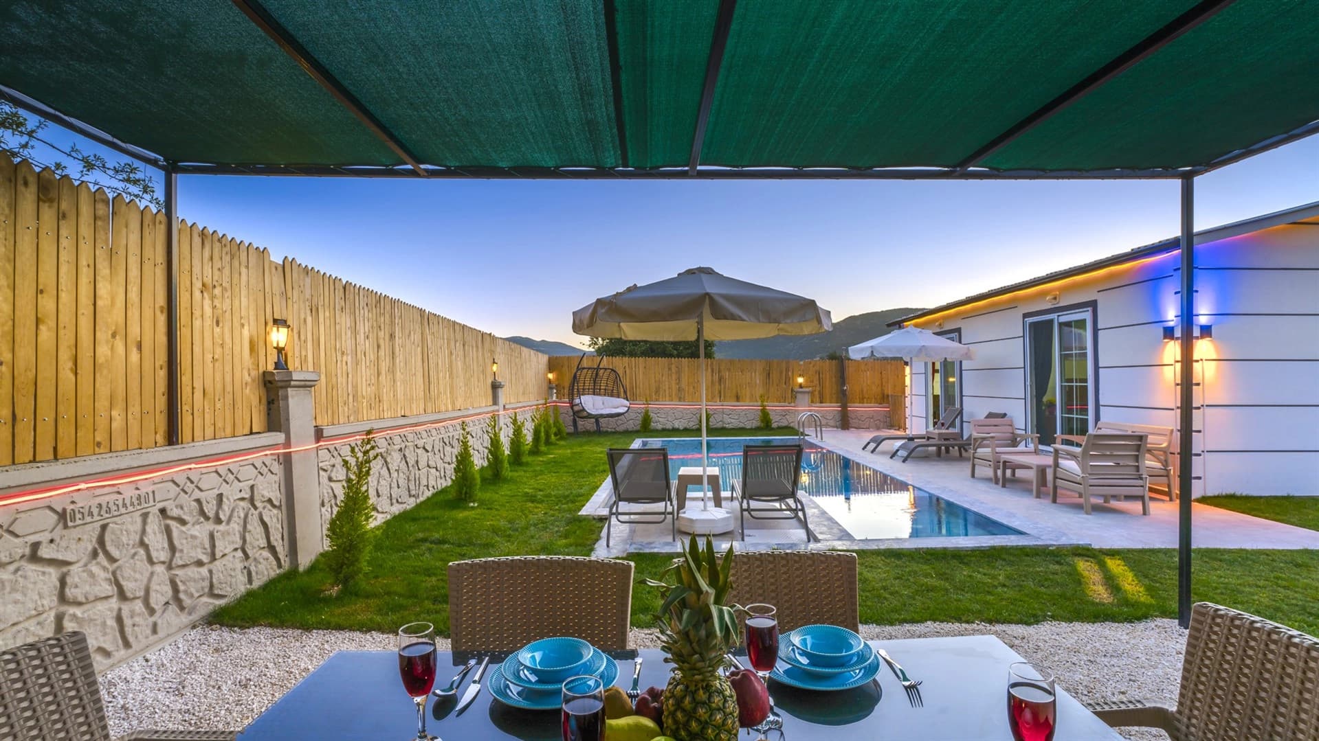 Villa Begonya Korunaklı Havuz 30