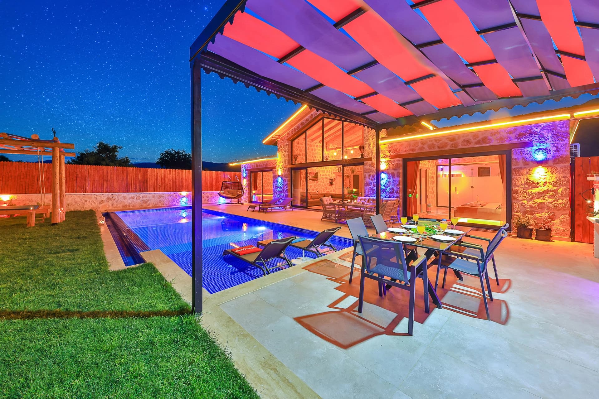 Villa Düşler Bahçesi Korunaklı Havuz 45