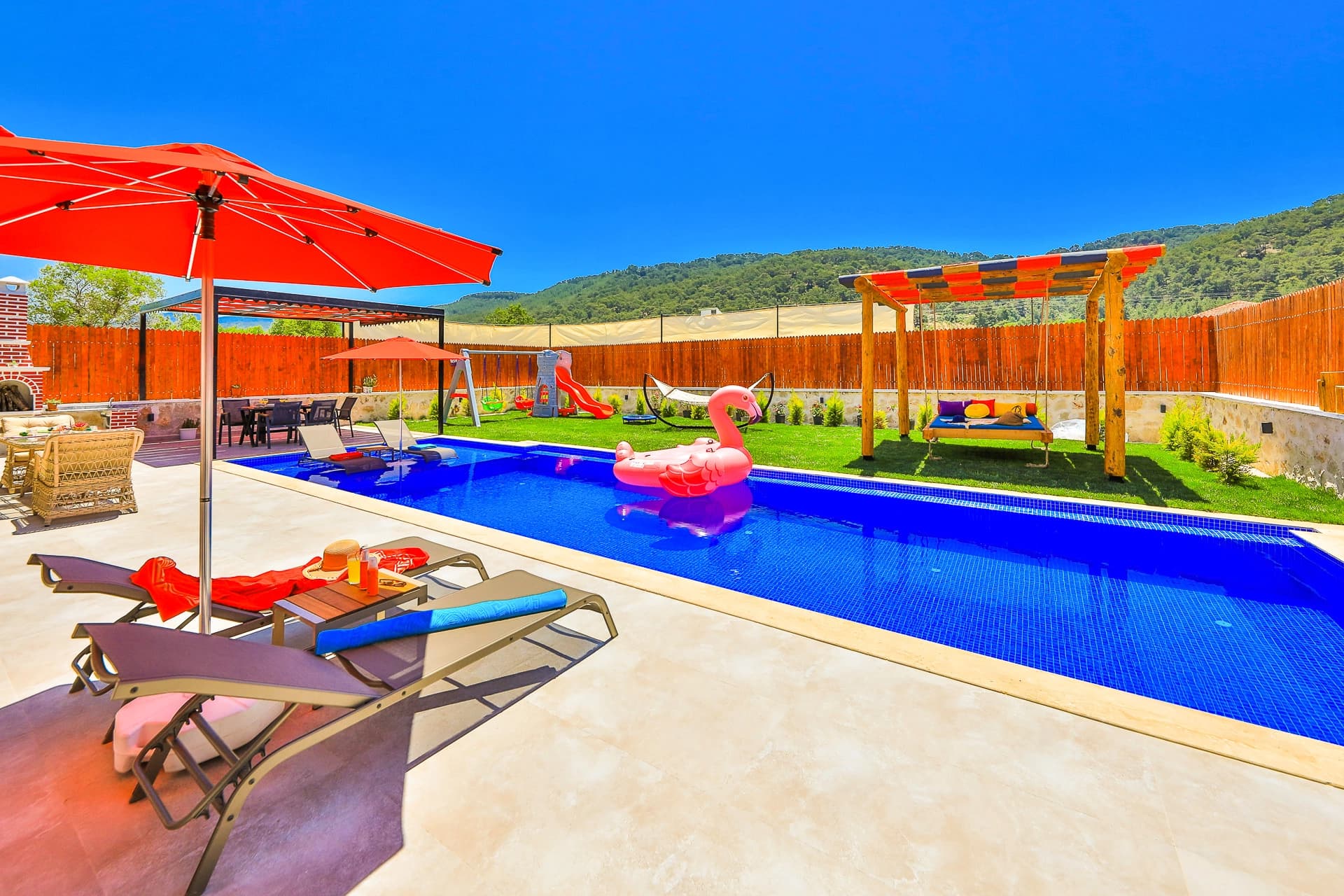 Villa Düşler Bahçesi Korunaklı Havuz 79