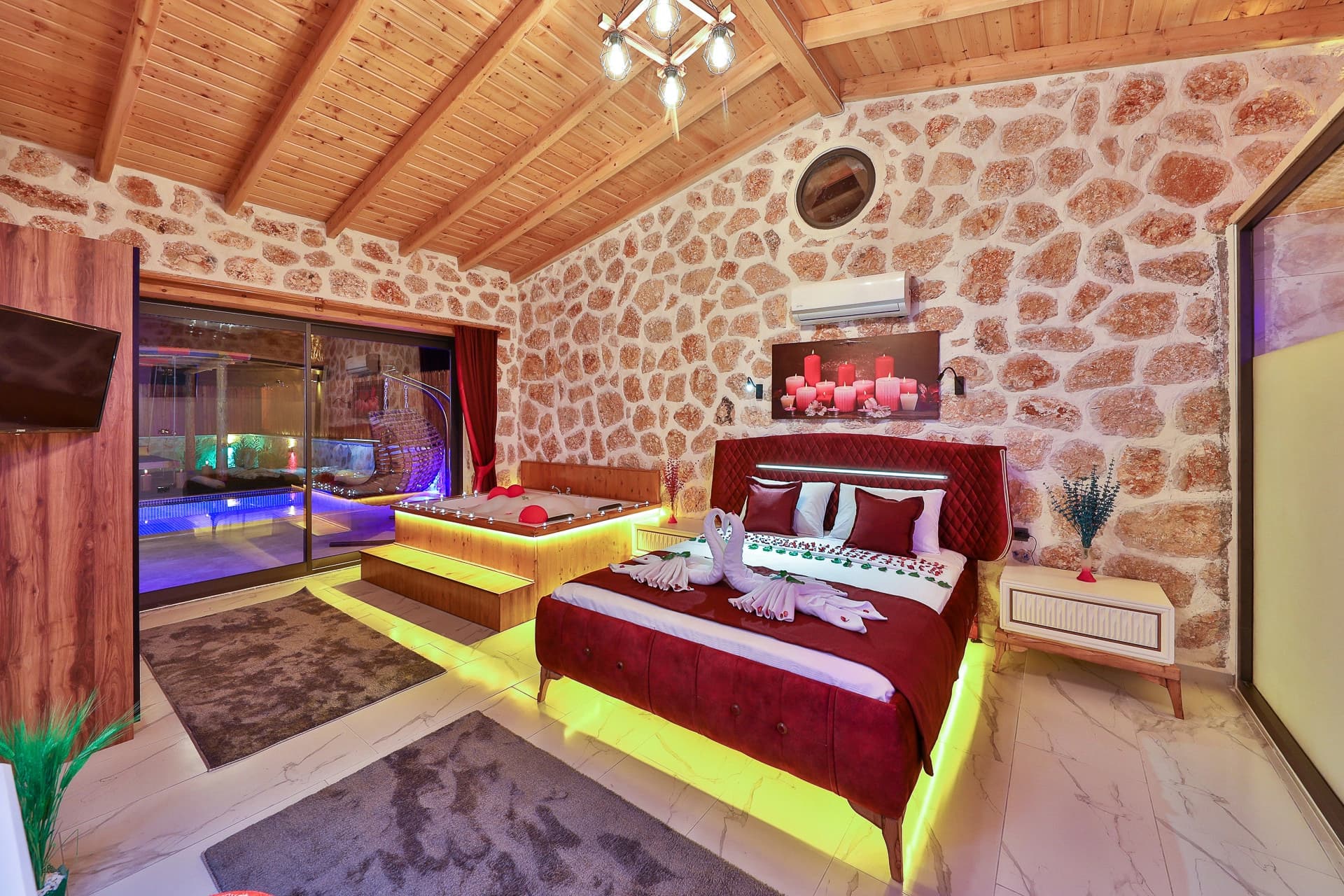 Villa Düşler Bahçesi Korunaklı Havuz 61