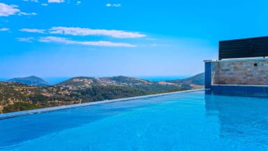 Villa Kartal Tepesi Korunaklı Havuz 44