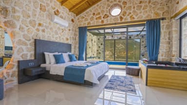 Villa Kartal Tepesi Korunaklı Havuz 80