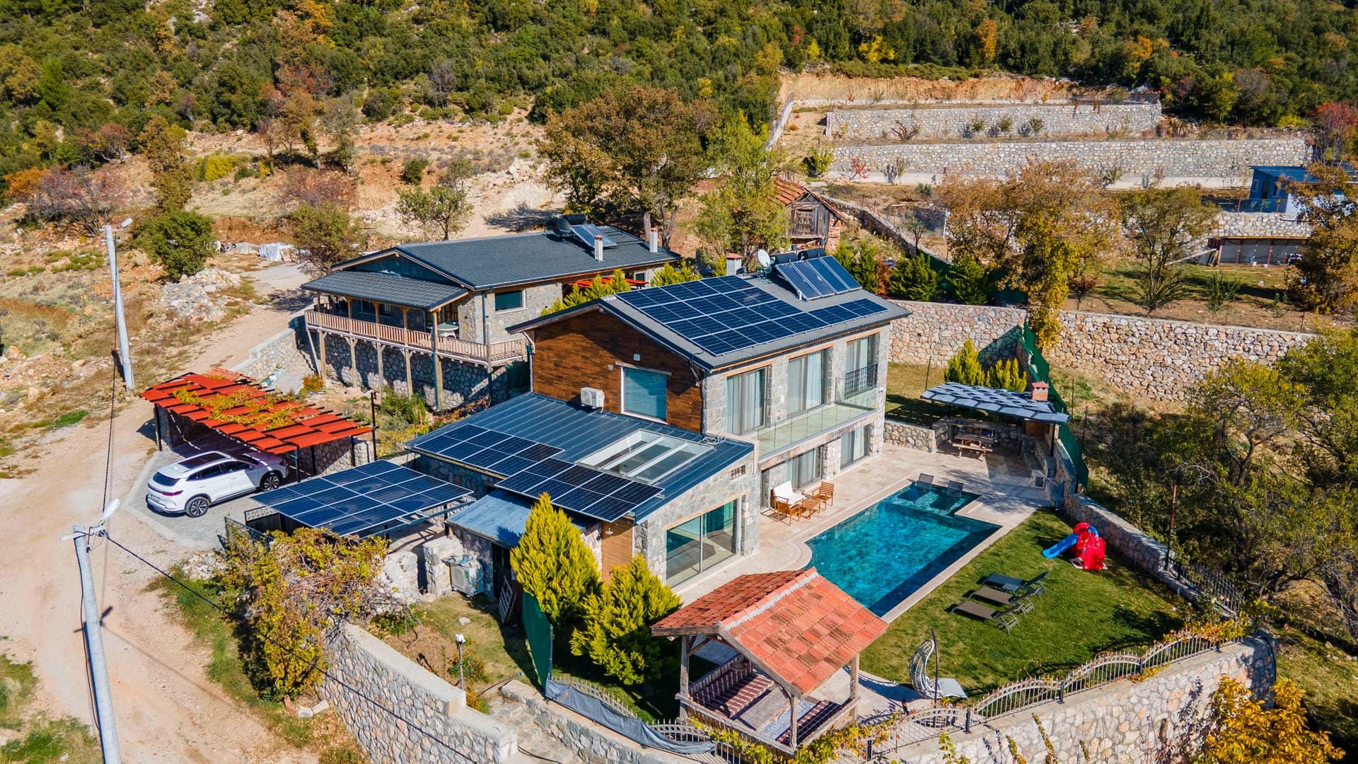 Villa Harika Korunaklı Havuz 37