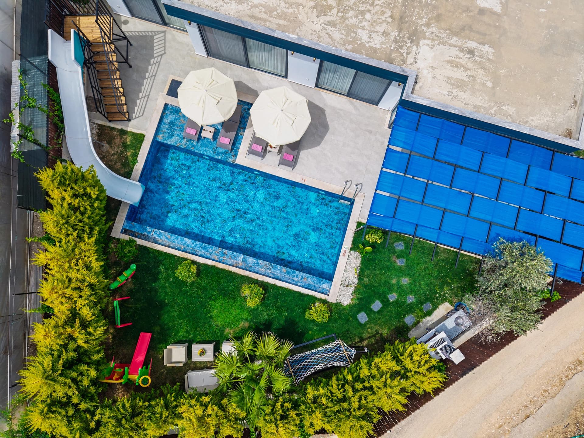 Villa Elena 1 Korunaklı Havuz 48