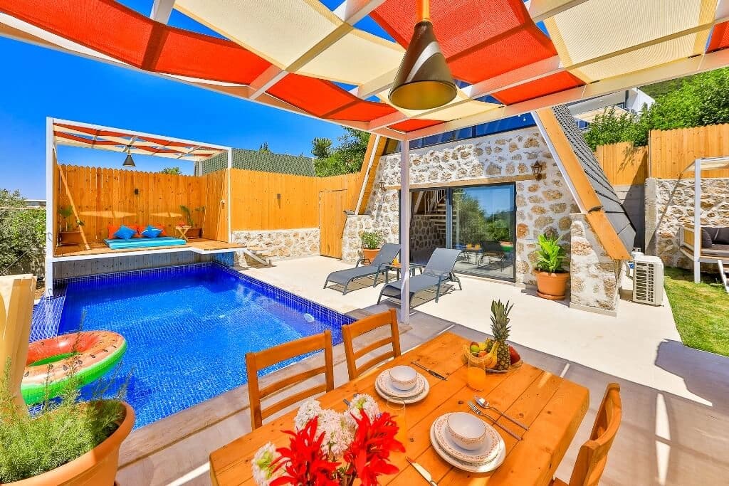 Villa Mavi Ay Korunaklı Havuz 10