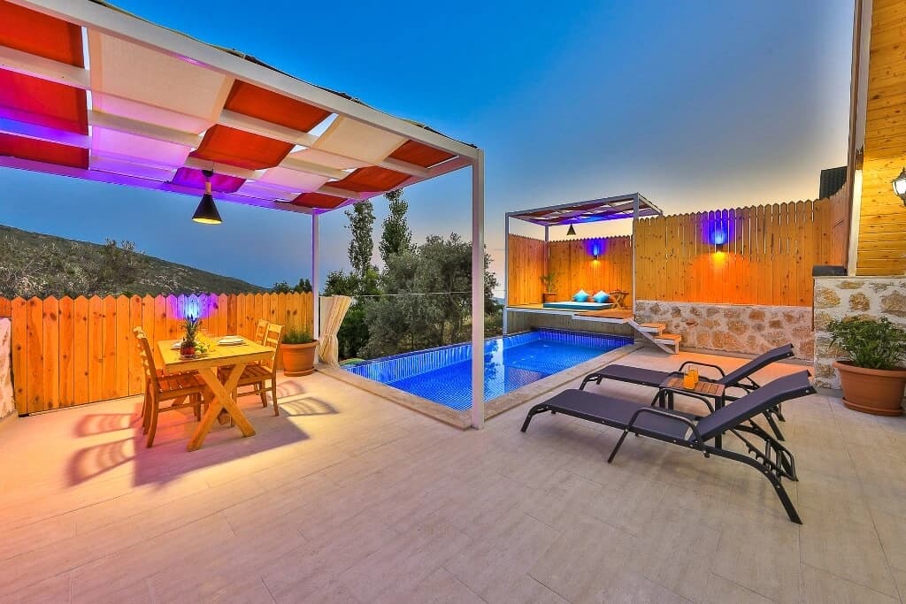 Villa Mavi Ay Korunaklı Havuz 66