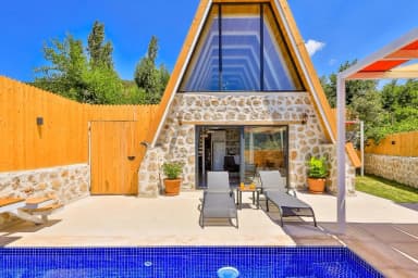 Villa Mavi Ay Korunaklı Havuz 30