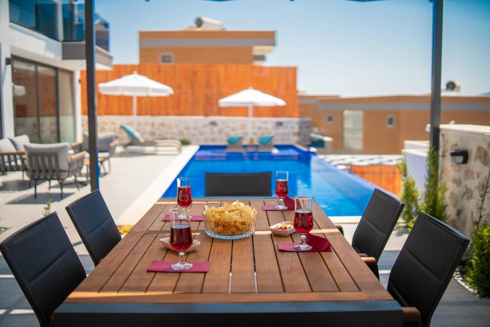 Villa Uçar 1 Korunaklı Havuz 23