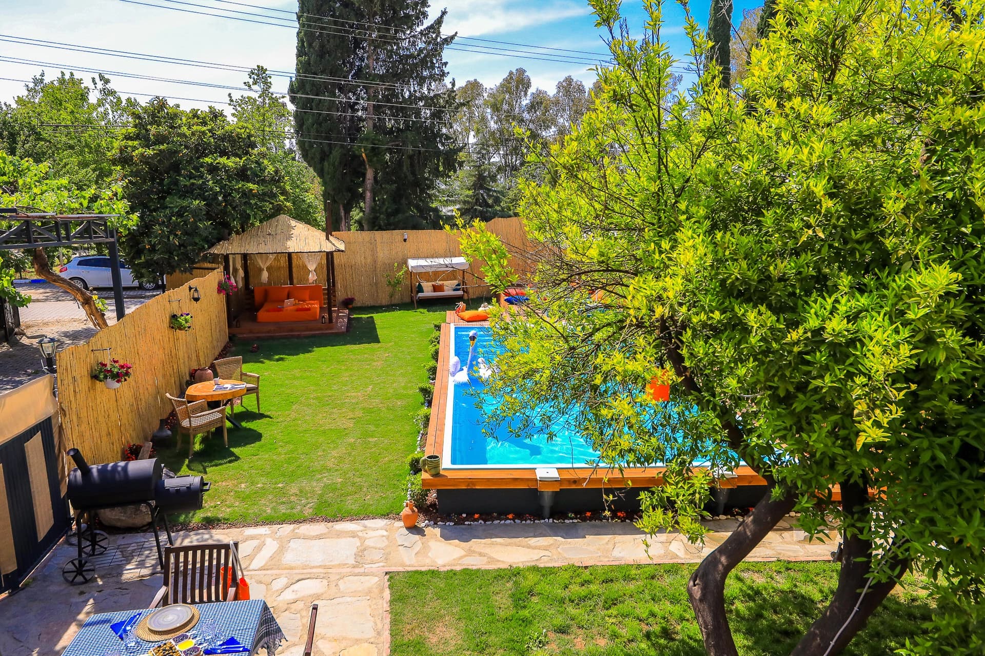 Villa Fırnaz Taş Evi Korunaklı Havuz 11