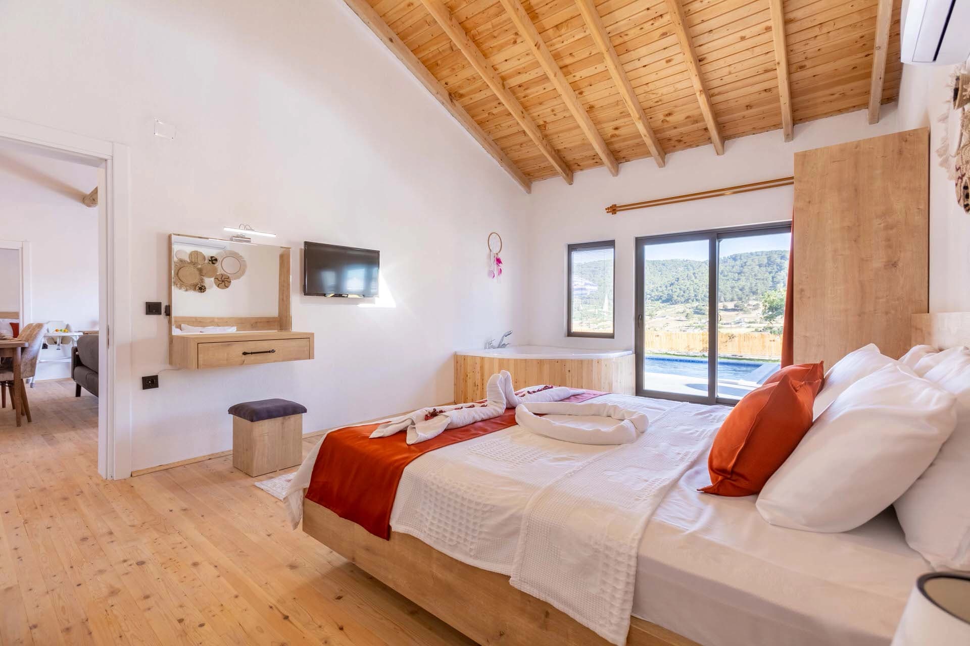 Villa Buğlem Sarıbelen Korunaklı Havuz 27