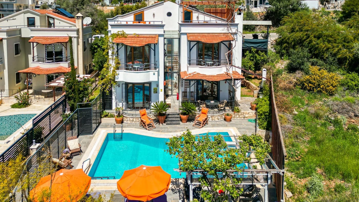 Villa Kırlangıç Kalkan Isıtmalı Havuz 61