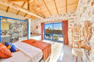 Villa Flower Blue Korunaklı Havuz 98