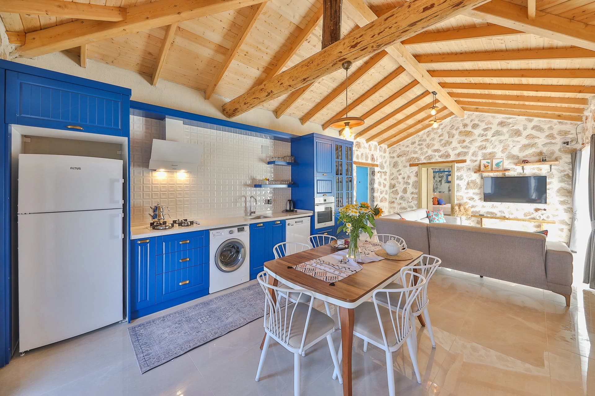 Villa Flower Blue Korunaklı Havuz 42