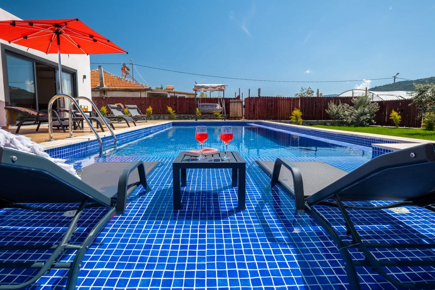 Villa Başak Sarıbelen Korunaklı Havuz 52