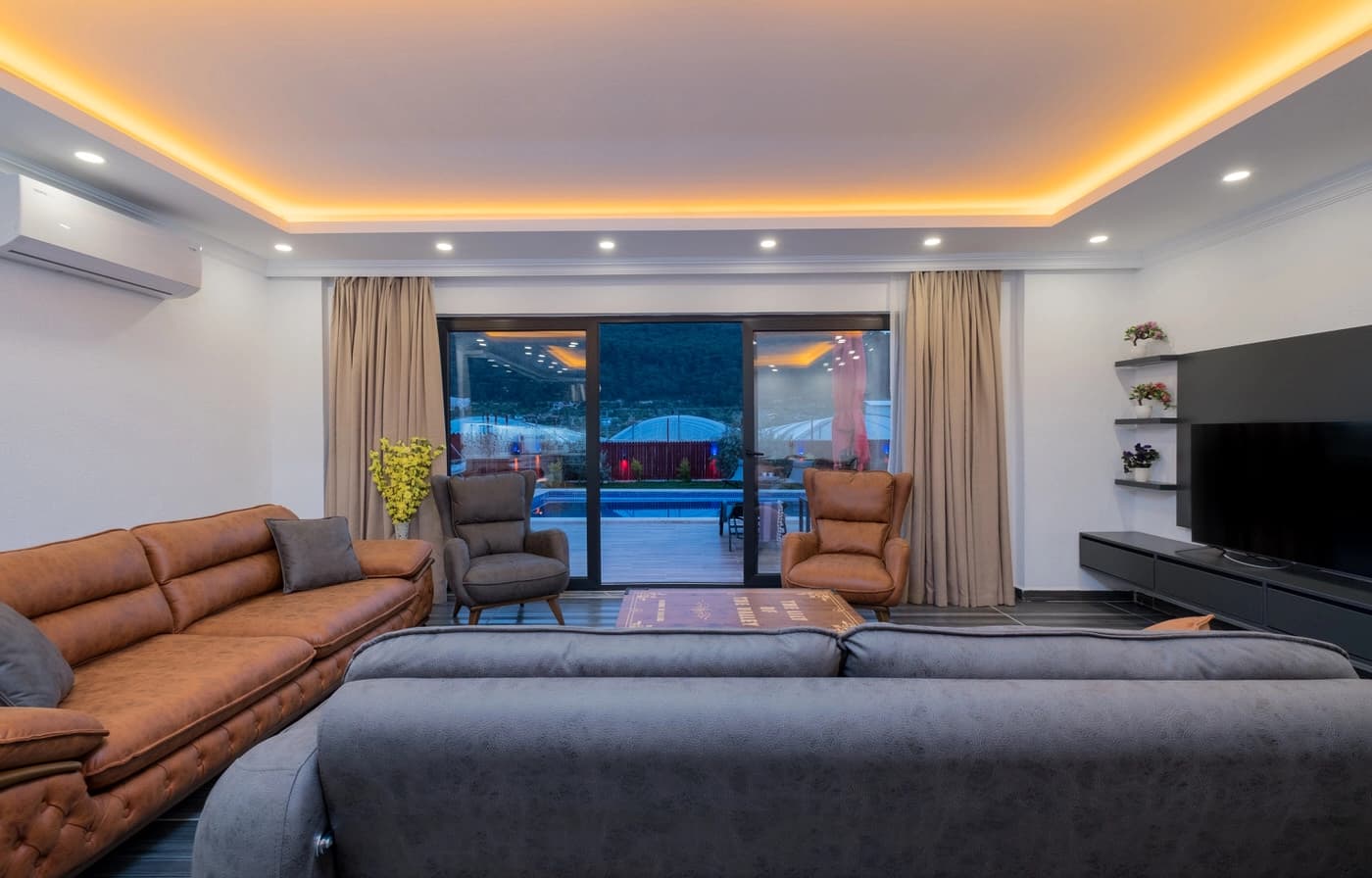 Villa Başak Sarıbelen Korunaklı Havuz 54