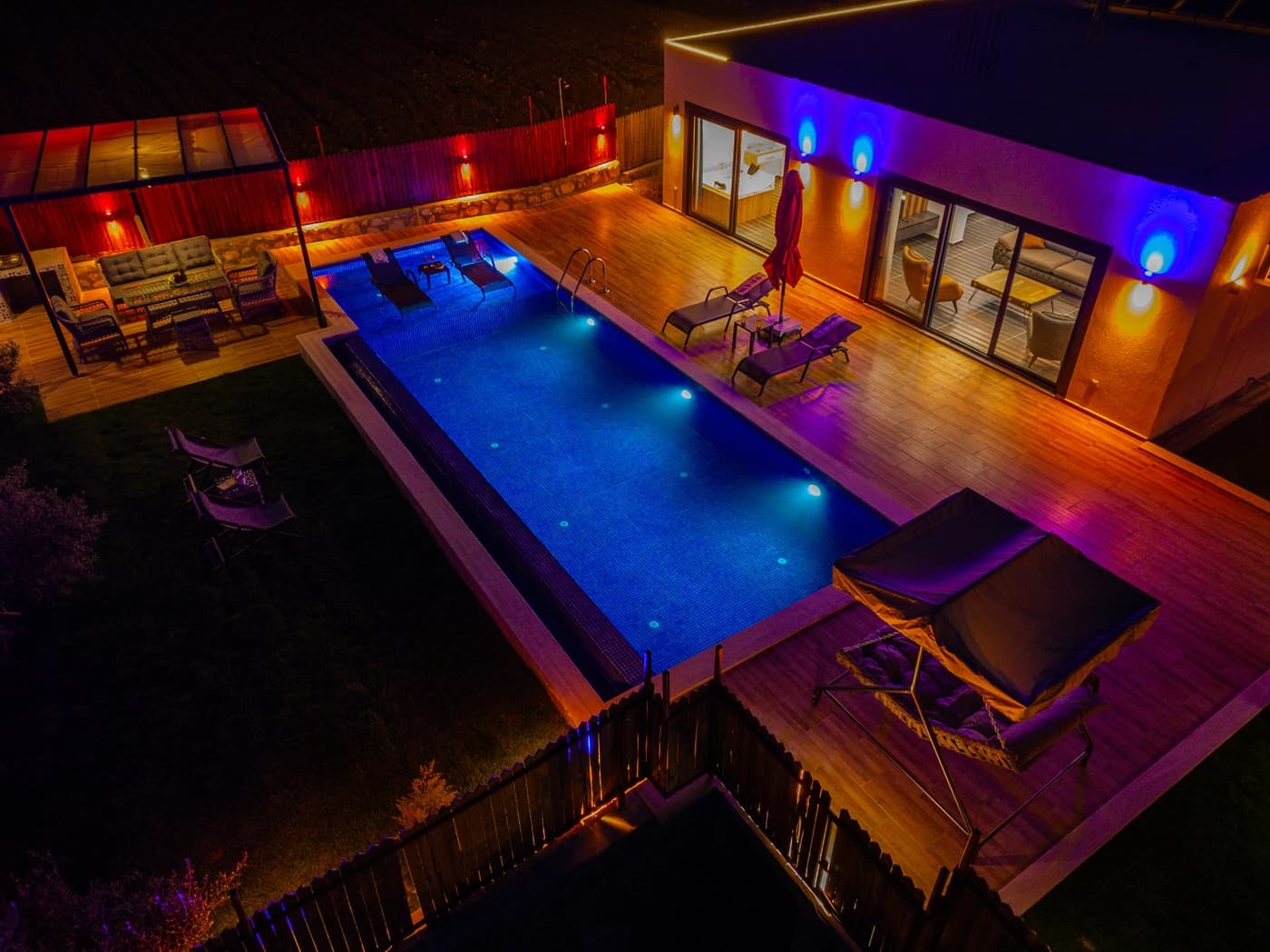 Villa Başak Sarıbelen Korunaklı Havuz 12