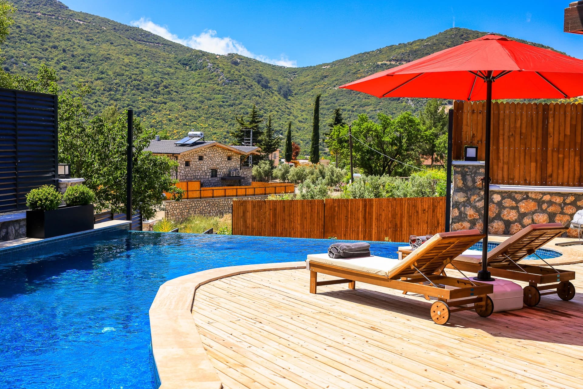 Villa Wooden House Korunaklı Havuz 77