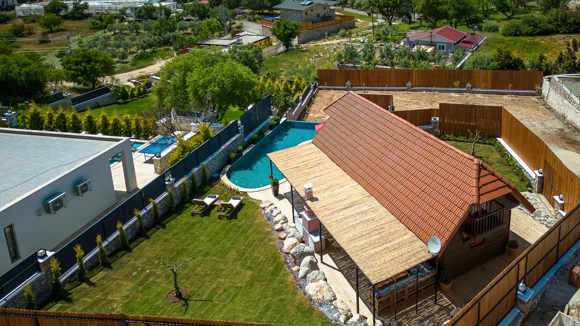 Villa Wooden House Korunaklı Havuz 17