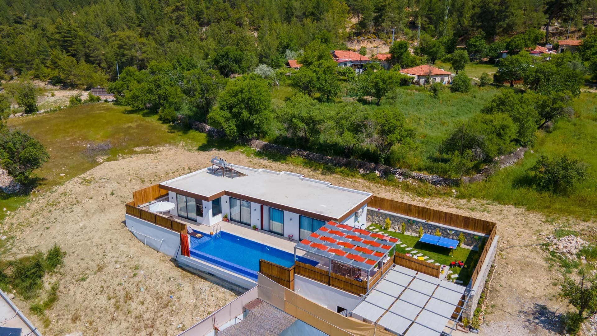 Villa Dinçer Sarıbelen Korunaklı Havuz 35